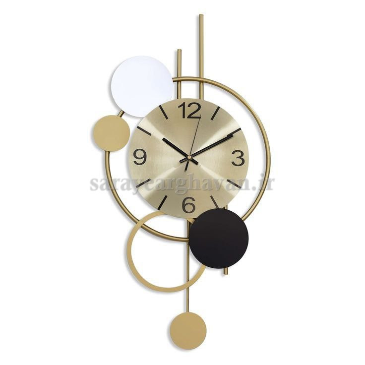ساعت دیواری مدرن فلزی کد H228