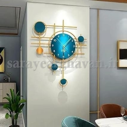 ساعت دیواری مدرن فلزی کد H236