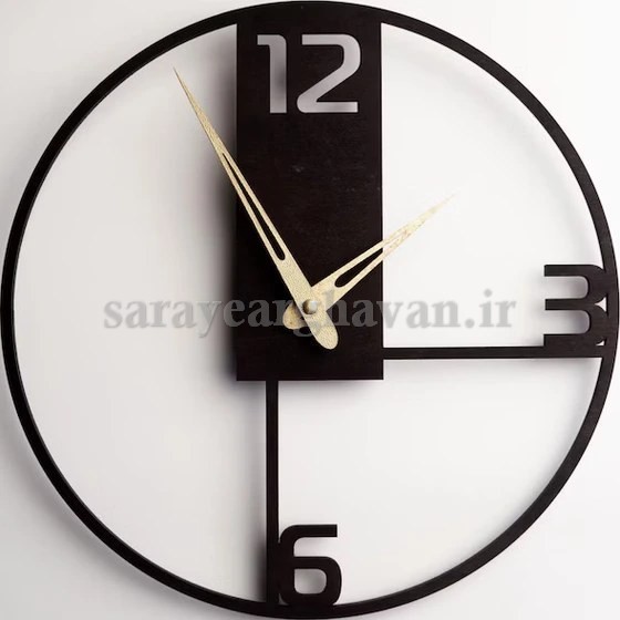 ساعت دیواری مدرن فلزی کد H272