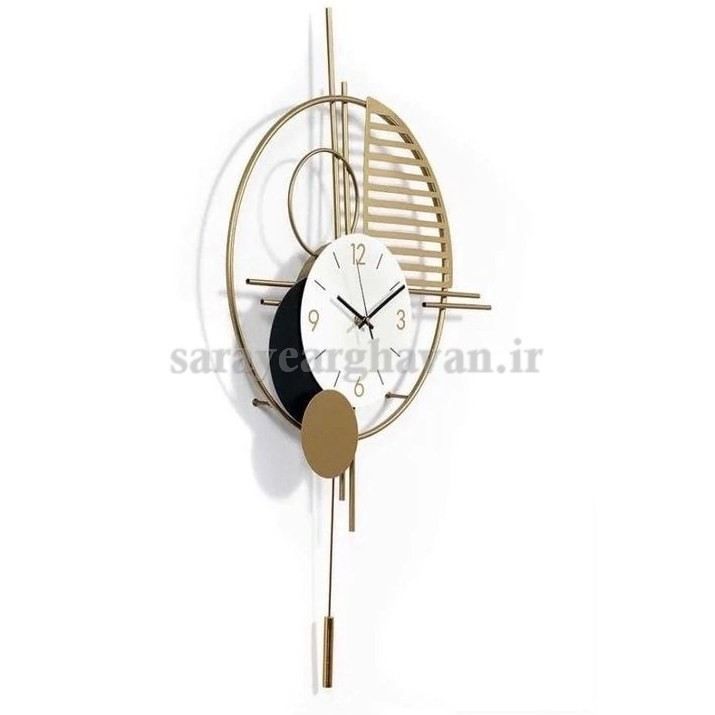 ساعت دیواری مدرن فلزی کد H283