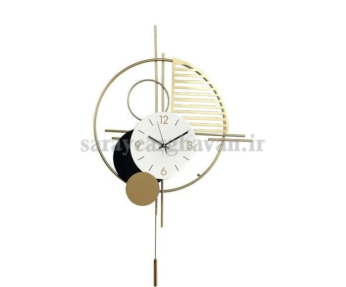 ساعت دیواری مدرن فلزی کد H283