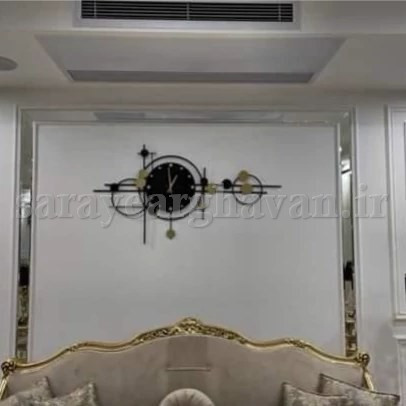 ساعت دیواری مدرن فلزی کد H284