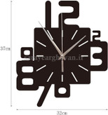 ساعت دیواری مدرن فلزی کد H287