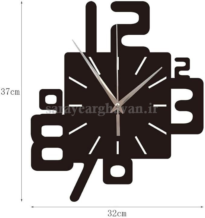 ساعت دیواری مدرن فلزی کد H287