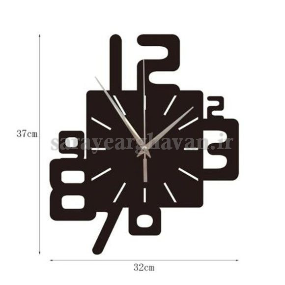 ساعت دیواری مدرن فلزی کد H287