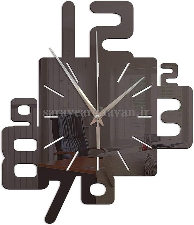ساعت دیواری مدرن فلزی کد H287