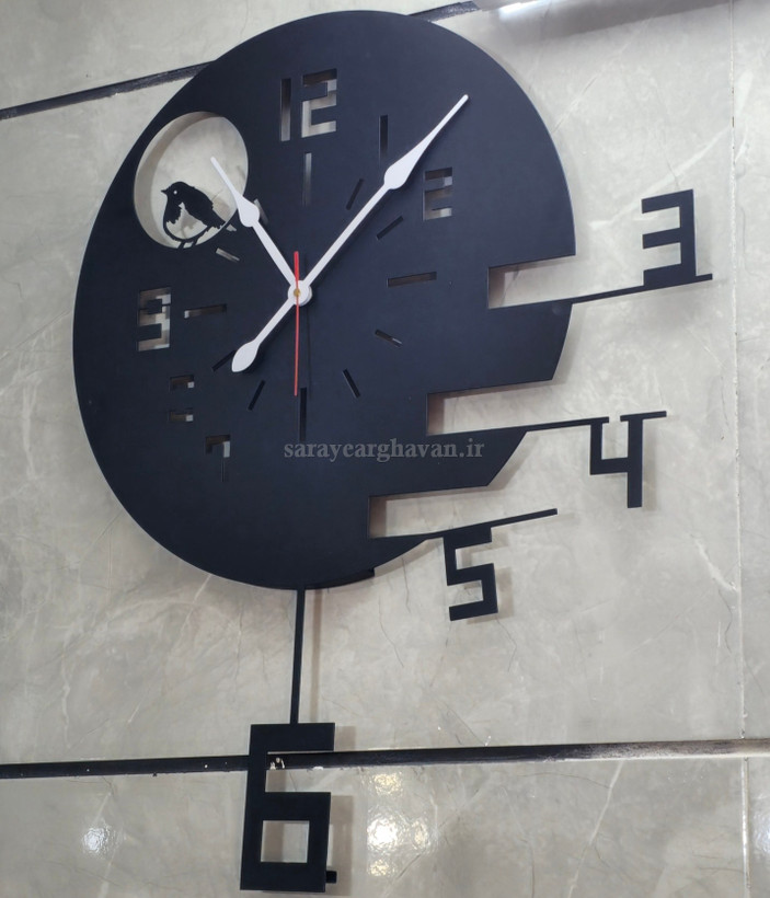 ساعت دیواری مدرن فلزی کد H288