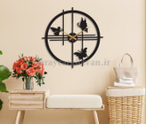 ساعت دیواری مدرن فلزی کد H311