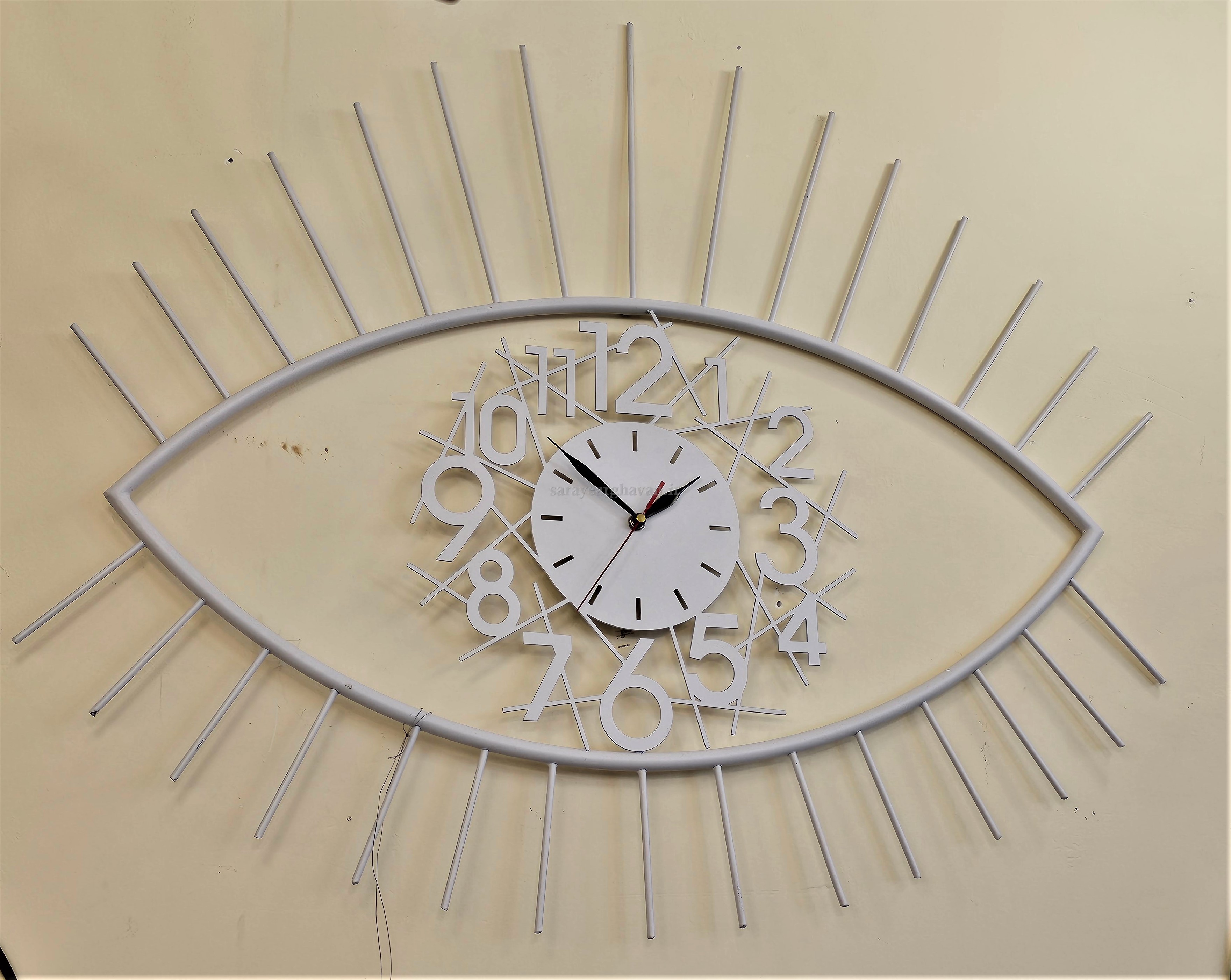 ساعت دیواری مدرن فلزی کد H333
