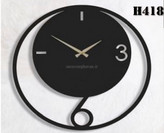 ساعت دیواری مدرن فلزی کد H418