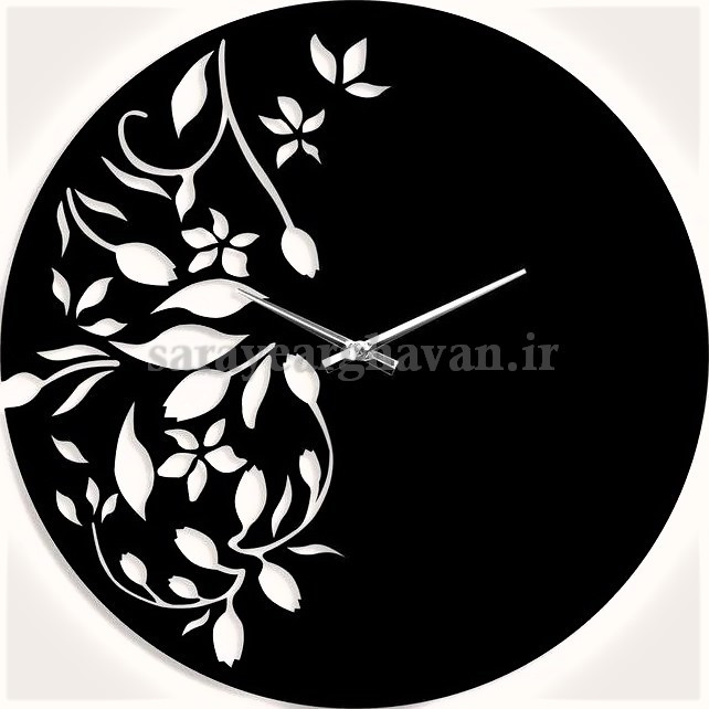 ساعت دیواری مدرن فلزی کد H356