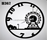 ساعت دیواری مدرن فلزی کد H367