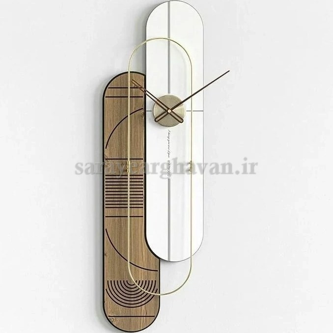 ساعت دیواری مدرن فلزی کد H566
