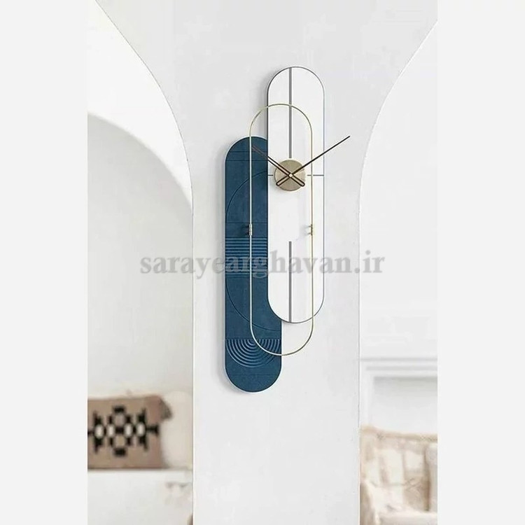 ساعت دیواری مدرن فلزی کد H566