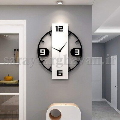 ساعت دیواری مدرن فلزی کد H248