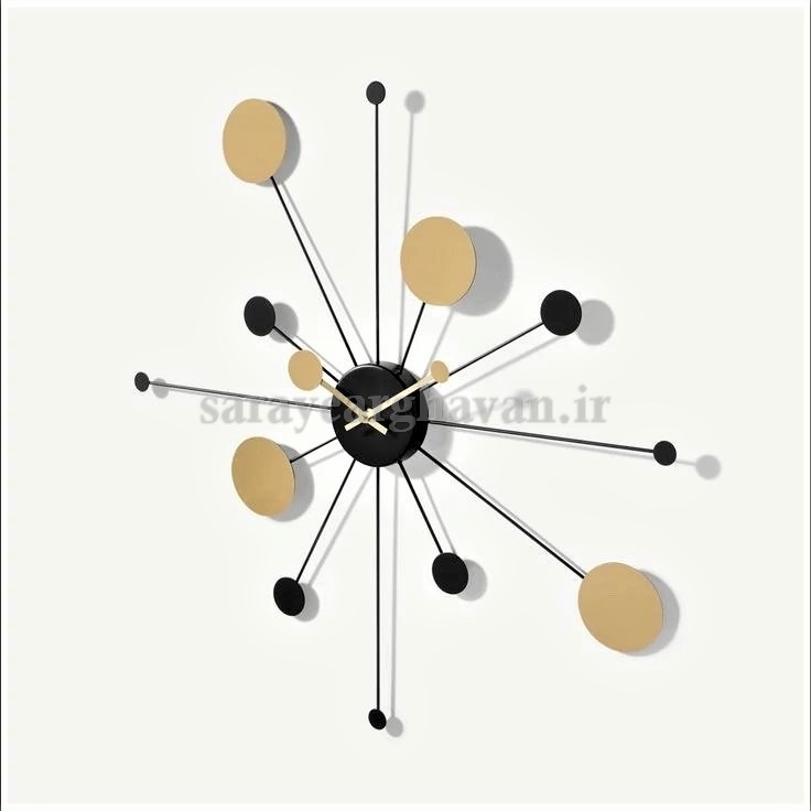 ساعت دیواری مدرن فلزی کد H571