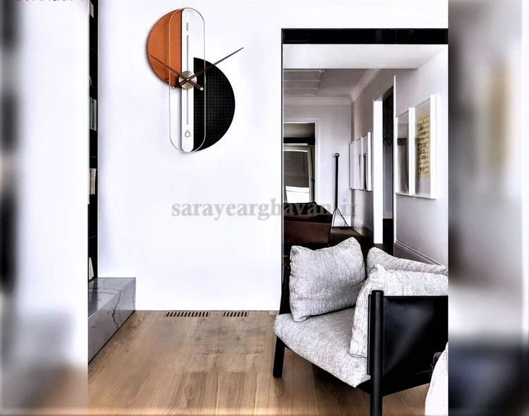 ساعت دیواری مدرن فلزی کد H550