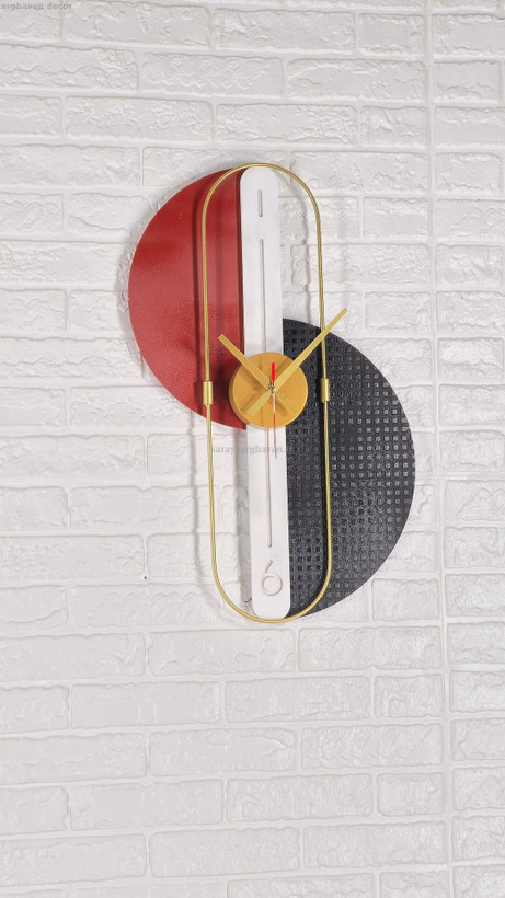ساعت دیواری مدرن فلزی کد H550