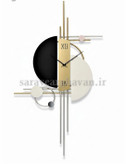 ساعت دیواری مدرن فلزی کد H543