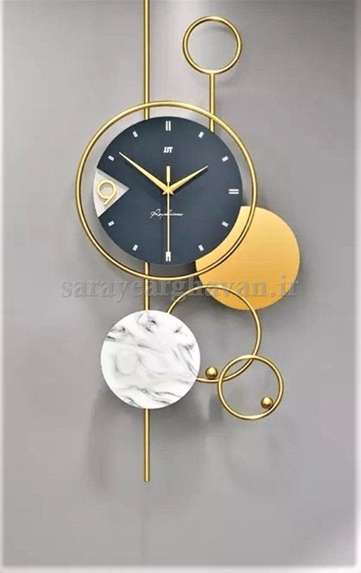 ساعت دیواری مدرن فلزی کد H536