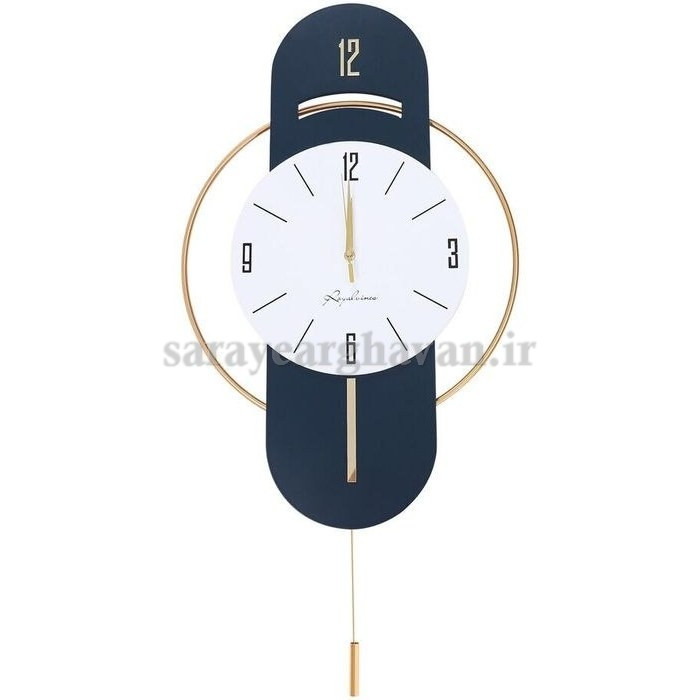 ساعت دیواری مدرن فلزی کد H534