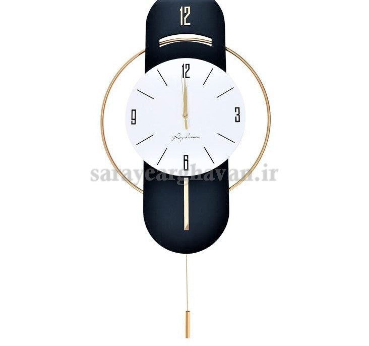 ساعت دیواری مدرن فلزی کد H534