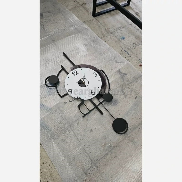 ساعت دیواری مدرن فلزی کد H531