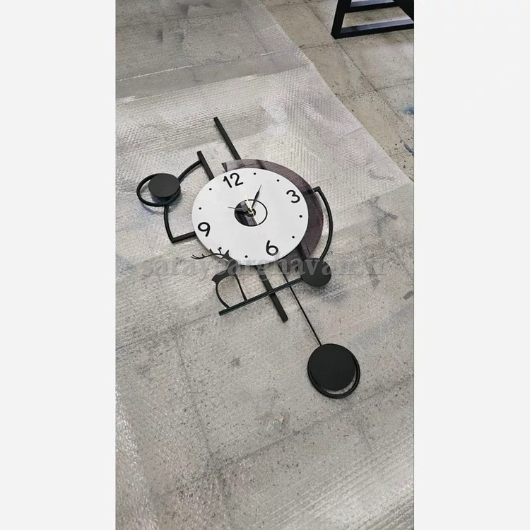 ساعت دیواری مدرن فلزی کد H531