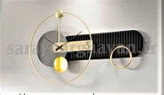 ساعت دیواری مدرن فلزی کد H528