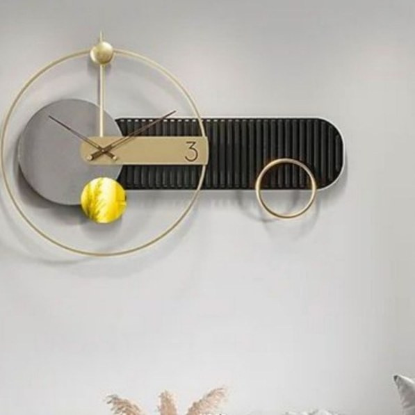 ساعت دیواری مدرن فلزی کد H528
