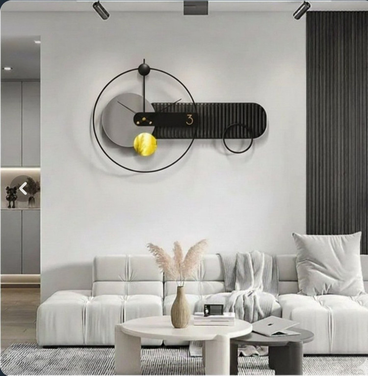 ساعت دیواری مدرن فلزی کد H528