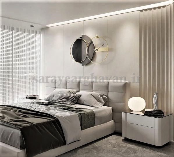 ساعت دیواری مدرن فلزی کد H526