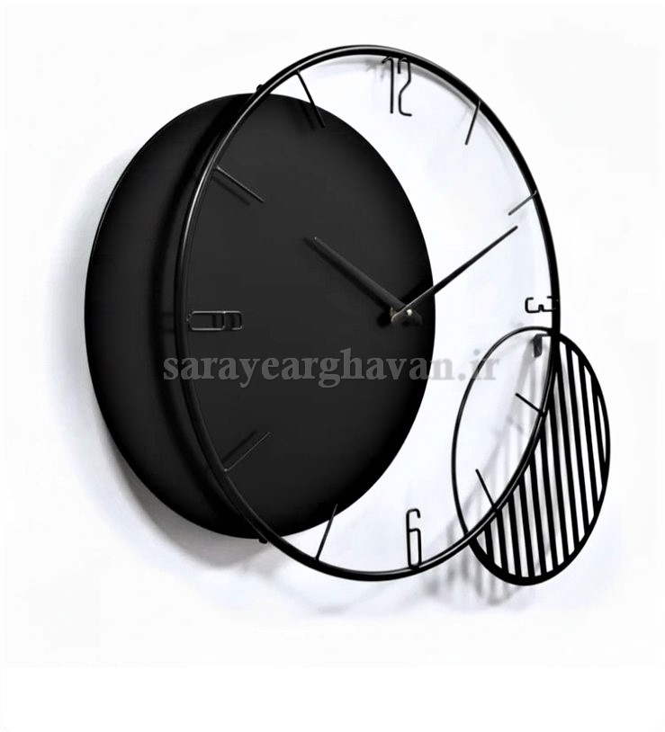 ساعت دیواری مدرن فلزی کد H507
