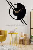 ساعت دیواری مدرن فلزی کد H317