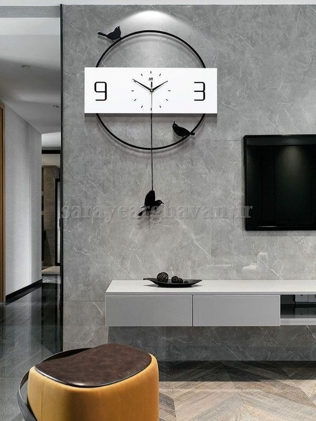 ساعت دیواری مدرن فلزی کد H271
