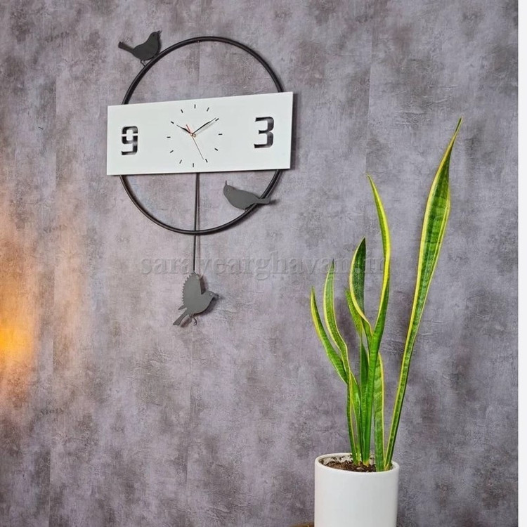 ساعت دیواری مدرن فلزی کد H271