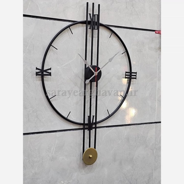 ساعت دیواری مدرن فلزی کد H242