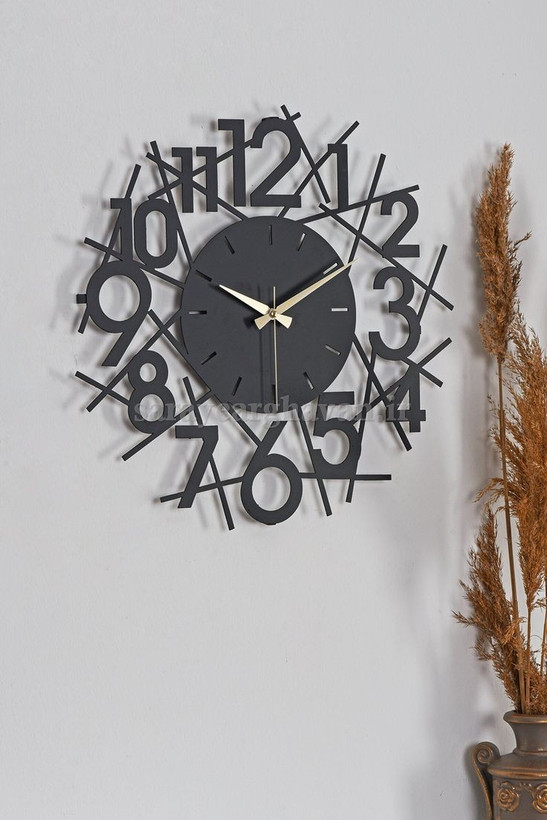 ساعت دیواری مدرن فلزی کد H230