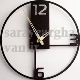 ساعت دیواری مدرن فلزی کد H218