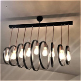 لوستر کانتری مدرن 9 شعله کلاسیک و زیبا K118