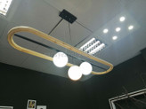 لوستر کانتری مدرن3 شعله(با ارسال حباب) K128
