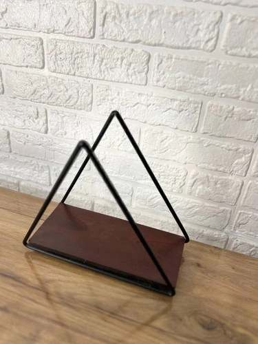 استند(شلف باکس) دیواری مدرن فلزی کد G283 (با رویه MDF)