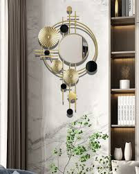 آینه دیواری مدرن دکوری فلزی کد E152 (ارسال فریم بدون آینه) | طراحی بی نظیر