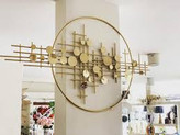 تابلو دکوراتیو فلزی مدرن، کد T241 | طرح «هارمونی خطوط » | مینیمال_تابلو لیزری