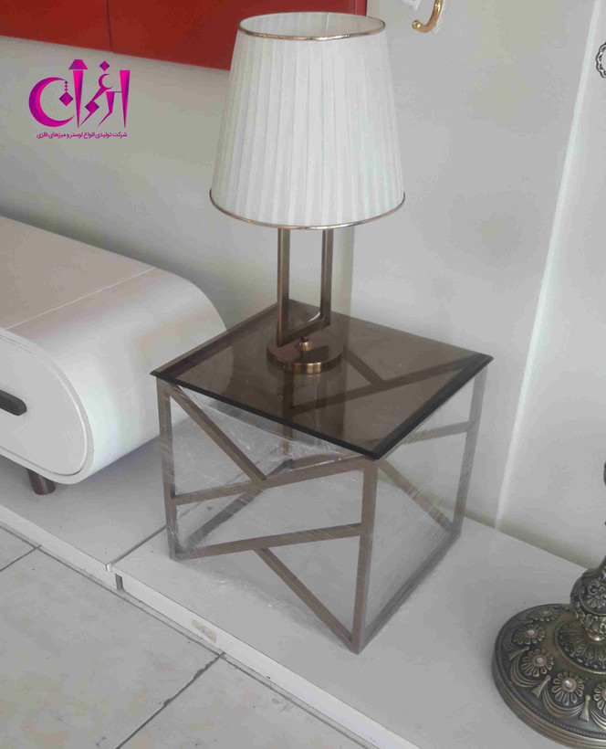 میز عسلی و جلو مبلی مدرن فلزی (رویهMDF) کد M102 | طراحی خاص و زیبا