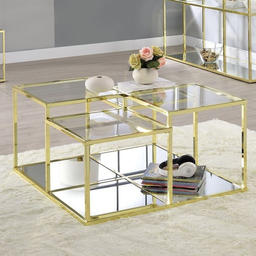میز عسلی و جلو مبلی مدرن فلزی (رویهMDF) کد M123 | طراحی خاص و زیبا