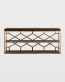 میز کنسول مدرن فلزی (رویهMDF ) کد M130 | طراحی خاص و زیبا