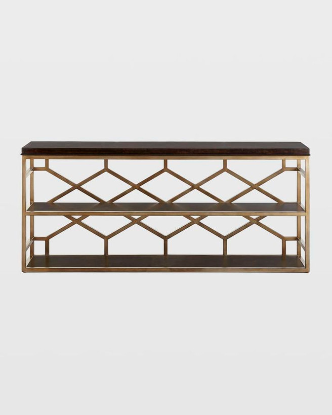 میز کنسول مدرن فلزی (رویهMDF ) کد M130 | طراحی خاص و زیبا