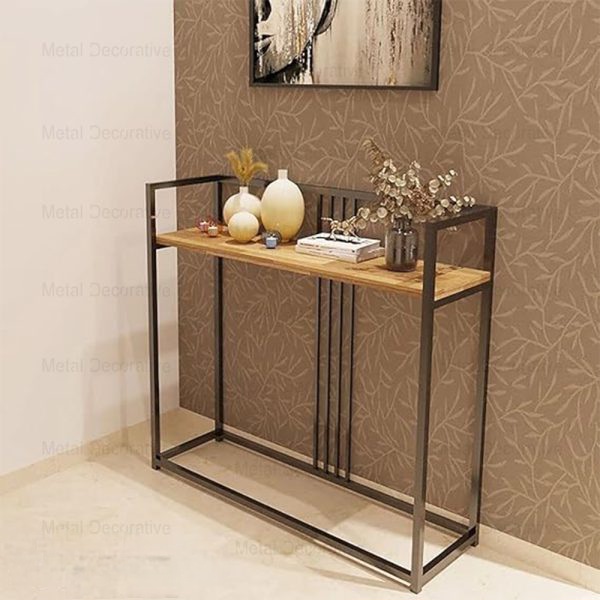میز کنسول مدرن فلزی (رویهMDF ) کد M136 | طراحی خاص و زیبا