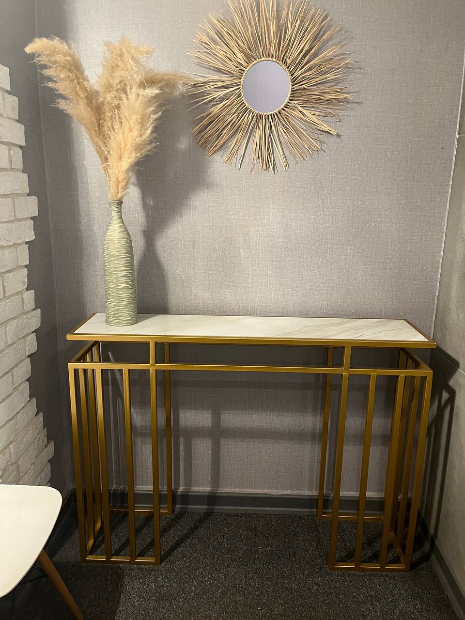 میز کنسول مدرن فلزی  (رویهMDF ) کد M137 | طراحی خاص و زیبا